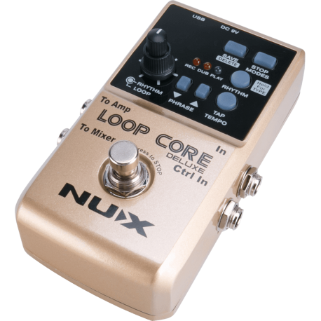 NUX Pédale looper & boîte à rythmes + pédalier 2 voies