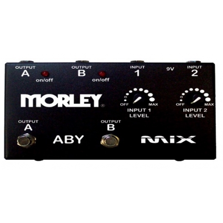 MORLEY ABY MIX MIXER/COMBINER - Pédale de routing - noire