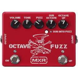 MXR Octave Fuzz Slash Signature édition limitée red metallic