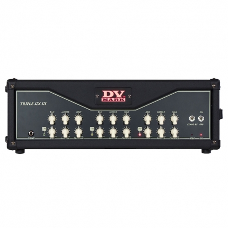 DV MARK TRIPLE 6 III - tête d'ampli guitare tout lampe - 3 canaux - 120w