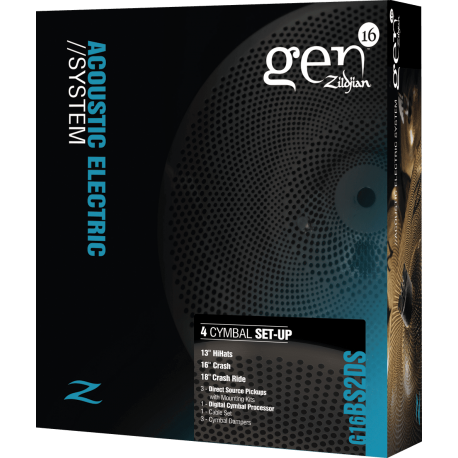 GEN16 Pack cymbale Buffed Bronze 13"-16"-18"