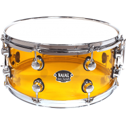 NATAL Caisse claire acrylic 14" x 6,5" transparent orange