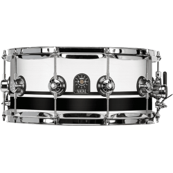 NATAL Caisse claire Café Racer 14 x 5.5" Black White Split