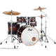 PEARL DMP 5F FUSION 22" SATIN BROWN BURST
