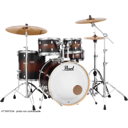 PEARL DMP 5F FUSION 22" SATIN BROWN BURST