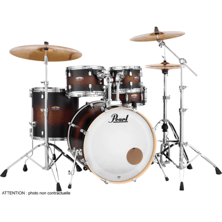 PEARL DMP 5F FUSION 22" SATIN BROWN BURST