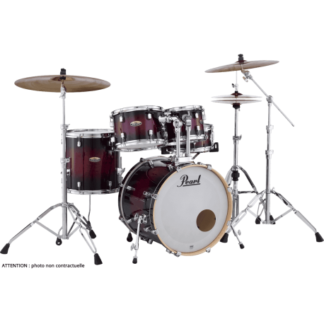 PEARL DMP 5F FUSION 22" GLOSS DEEP RED BURST