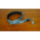 DV MARK STRAP M DV BLUE - Sangle en cuir largeur 65mm - logo DV MARK - couleur Bleue