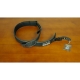 DV MARK STRAP S DV BLACK - Sangle en cuir largeur 55mm - logo DV MARK - couleur noire