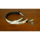 DV MARK STRAP S DV WHITE - Sangle en cuir largeur 55mm - logo DV MARK - couleur Blanche