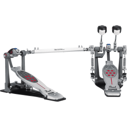 PEARL DOUBLE PEDALE GC COURROIE ELIMINATOR REDLINE