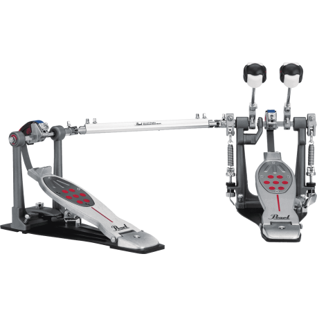 PEARL DOUBLE PEDALE GC COURROIE ELIMINATOR REDLINE