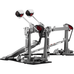 PEARL DOUBLE PEDALE GC CHAINE ELIMINATOR REDLINE