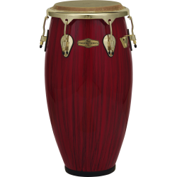 PEARL CONGA 11 3/4" BIG BELLY HAVANA RED TIGER STRIPE
