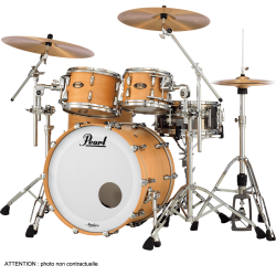 PEARL MASTER MAPLE GUM ROCK 3 FUTS HAND RUBBED NATURAL MAPLE
