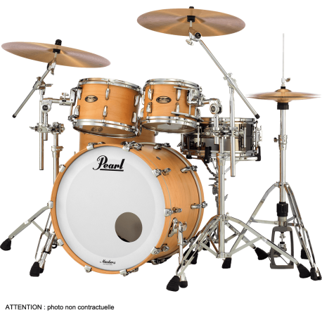 PEARL MASTER MAPLE GUM ROCK 3 FUTS HAND RUBBED NATURAL MAPLE