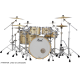 PEARL MASTER MAPLE GUM ROCK 3 FUTS PLATINIUM GOLD OYSTER