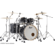 PEARL MASTER MAPLE GUM ROCK 4 FUTS BLACK DIAMOND PEARL