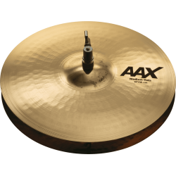 SABIAN 14" MEDIUM HATS BRILLANT AAX