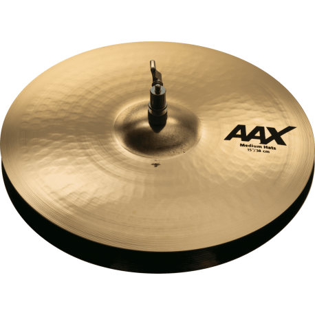 SABIAN 15"MEDIUM HATS BRILLANT AAX