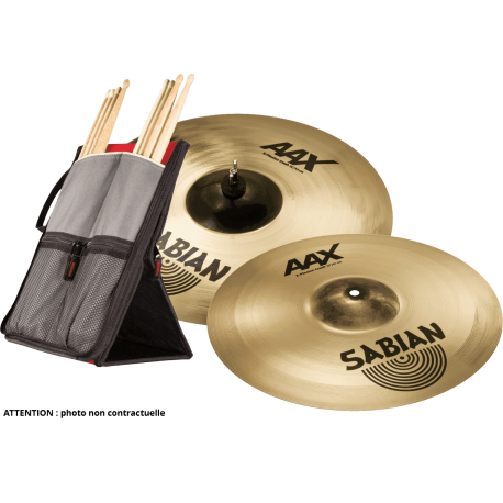 SABIAN Pack Xplosion 16" & 18" + housse