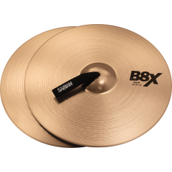 SABIAN B8X 16" MARCHING (LA PAIRE)