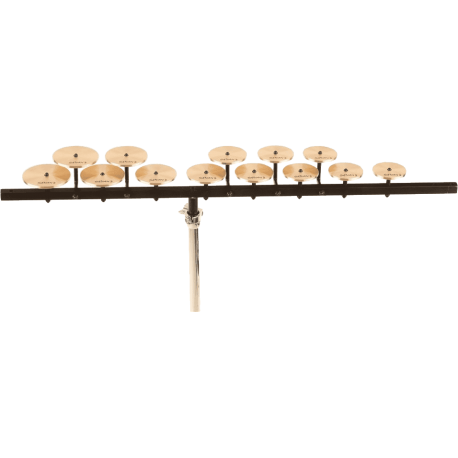 SABIAN SET DE CROTALES AIGUES AVEC MOUNTING BAR ET STAND