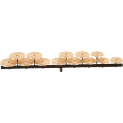 SABIAN SET DE CROTALES GRAVES AVEC MOUNTING BAR