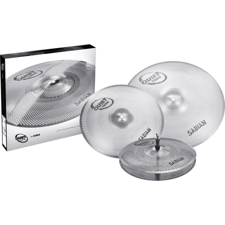 SABIAN Pack de cymbales Quiet Tone 14"-16"-20"