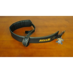 MARKBASS STRAP L MB BLACK - Sangle en cuir largeur 80mm - logo Markbass - couleur noire
