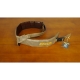 MARKBASS STRAP L MB BROWN - Sangle en cuir largeur 80mm - logo Markbass - couleur Brune