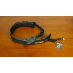MARKBASS STRAP M MB BLACK - Sangle en cuir largeur 65mm - logo Markbass - couleur noire