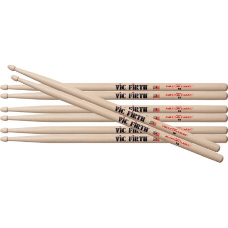 VIC FIRTH Pack 3x5B + 1x5B offerte
