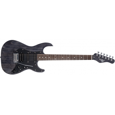 MICHAEL KELLY 63OP Faded Black - Guitare électrique - finition Faded Black
