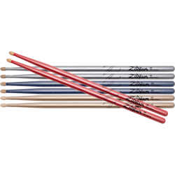 ZILDJIAN Pack Zildjian Chroma Sticks 3 + 1 free