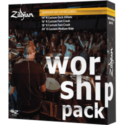ZILDJIAN Pack Worship 14"- 16"- 18"- 20"