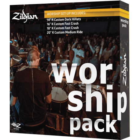 ZILDJIAN Pack Worship 14"- 16"- 18"- 20"