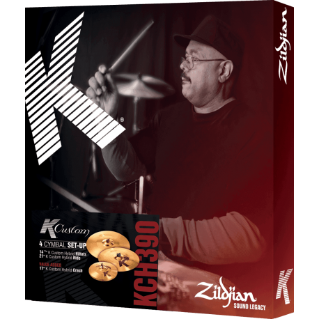 ZILDJIAN Pack K Custom Hybrid 14"- 17"- 21"