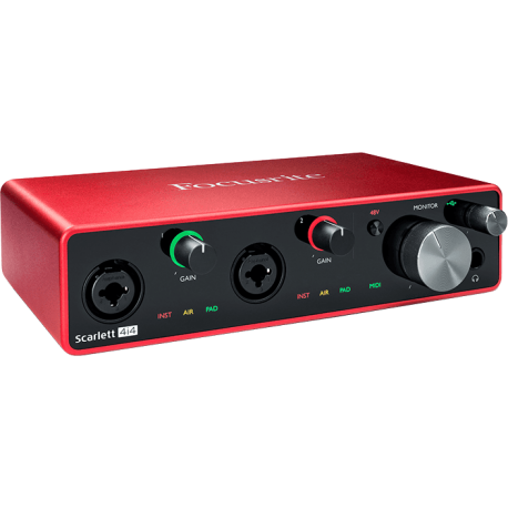 FOCUSRITE Scarlett 4i4 3ème génération