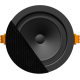 AUDAC Plafonnier 2,5" - 10W - 100V - Noir