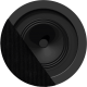 AUDAC Plafonnier 5" - 10W - 100V - Noir