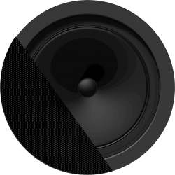 AUDAC Plafonnier 6,5" - 10W - 100V - Noir