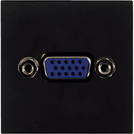 AUDAC Plastron 45x45 - SVGA Noir