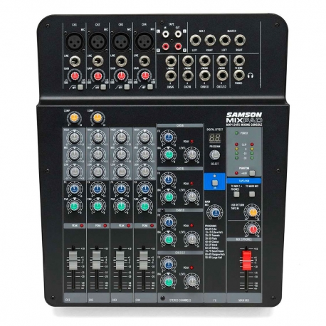 SAMSON MXP124FX - Console de mixage 12 voies - USB - multieffet digital
