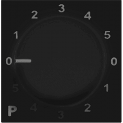 AUDAC Plastron 45x45 sélect. Prog. 100V Noir