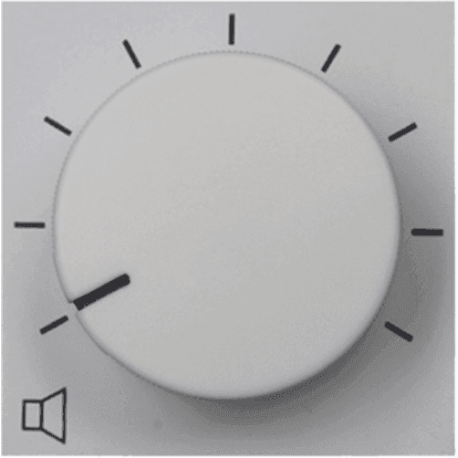 AUDAC Plastron 45x45 cont. Vol. 36W/100V Blanc