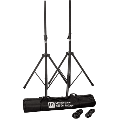 HK AUDIO Pack 2 pieds, 2 câbles, sac