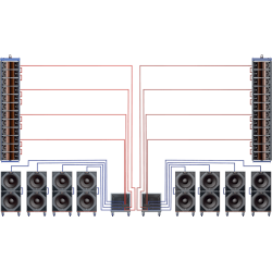 HK AUDIO Système complet 24x C8, 16x C Sub 118