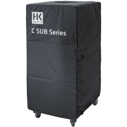 HK AUDIO Plateau à roulettes pour 2 CS118 + housse