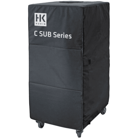 HK AUDIO Plateau à roulettes pour 2 CS118 + housse